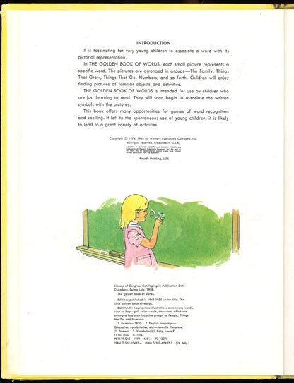 the golden book of words - The Bookstore