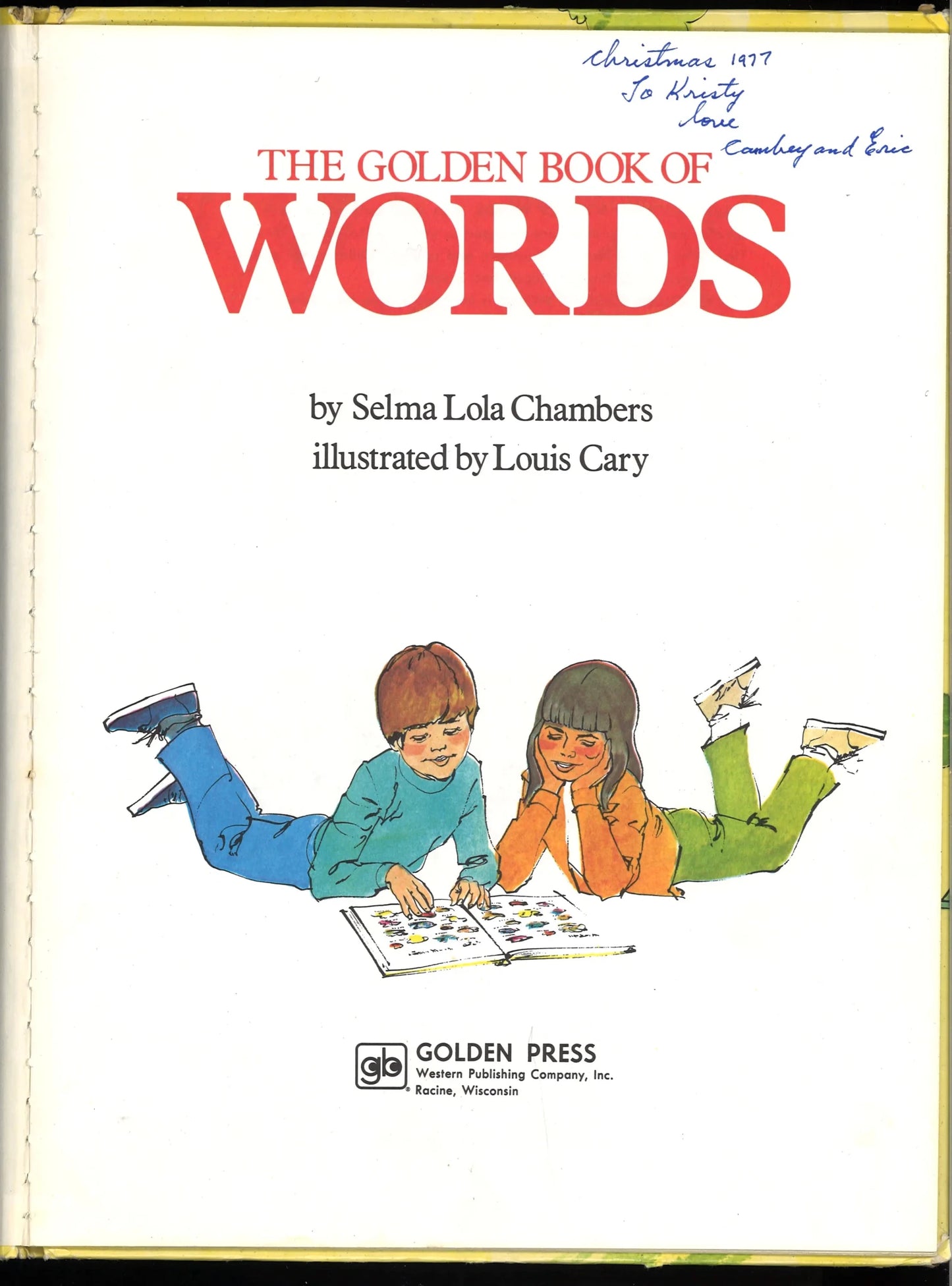 the golden book of words - The Bookstore