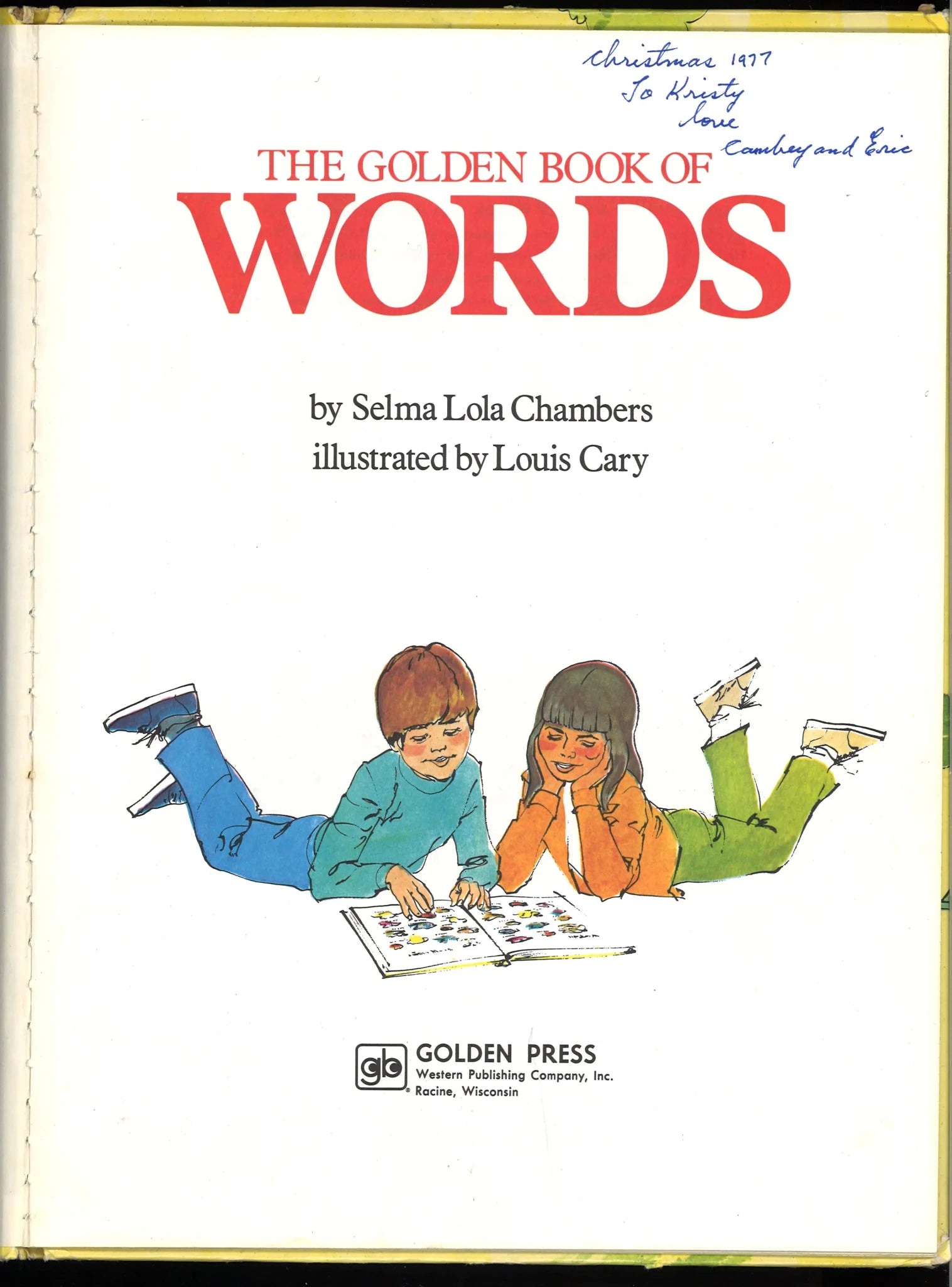 the golden book of words - The Bookstore