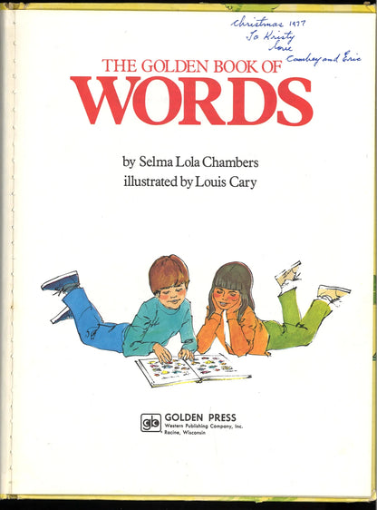 the golden book of words - The Bookstore