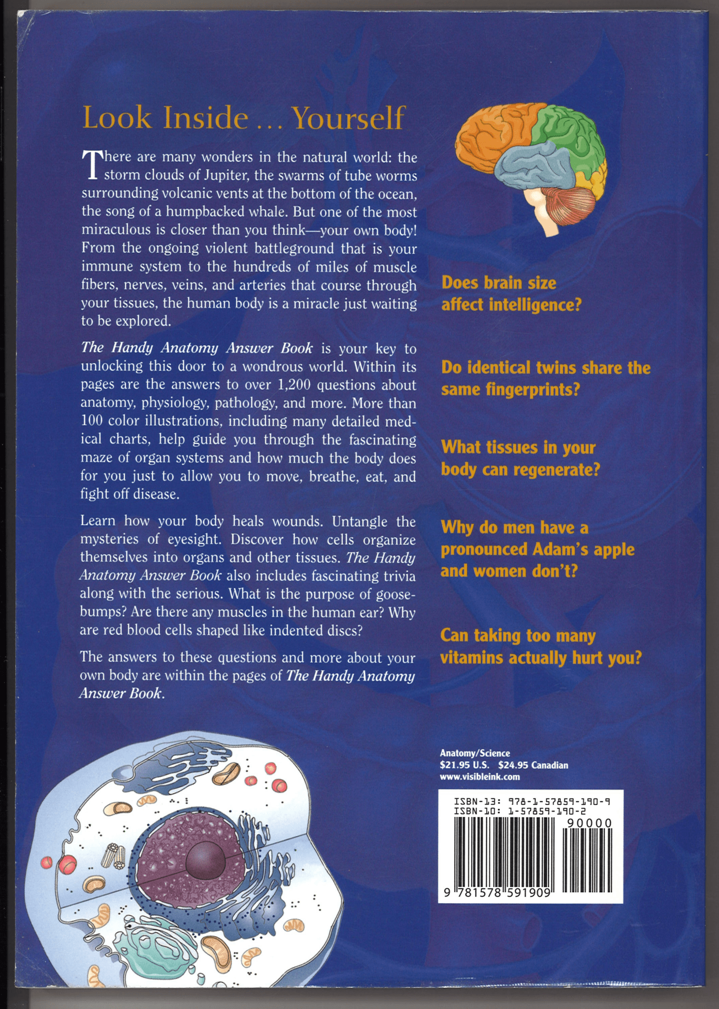 The Handy Anatomy Answer Book: Includes Physiology - The Bookstore