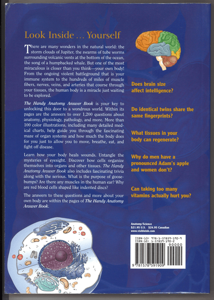 The Handy Anatomy Answer Book: Includes Physiology - The Bookstore