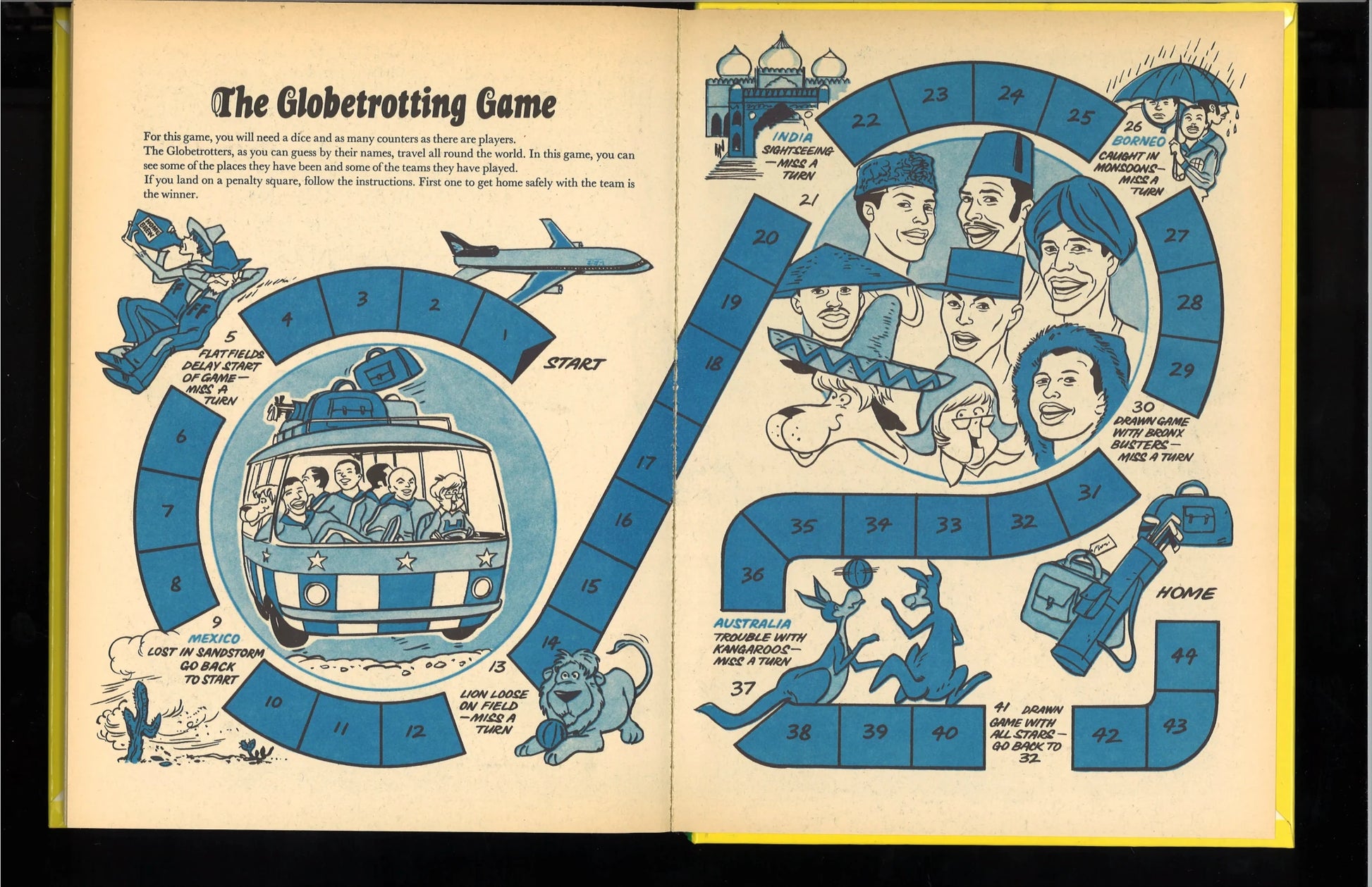The Harlem Globetrotters Annual Featuring The Funky Phantom (1974) - The Bookstore