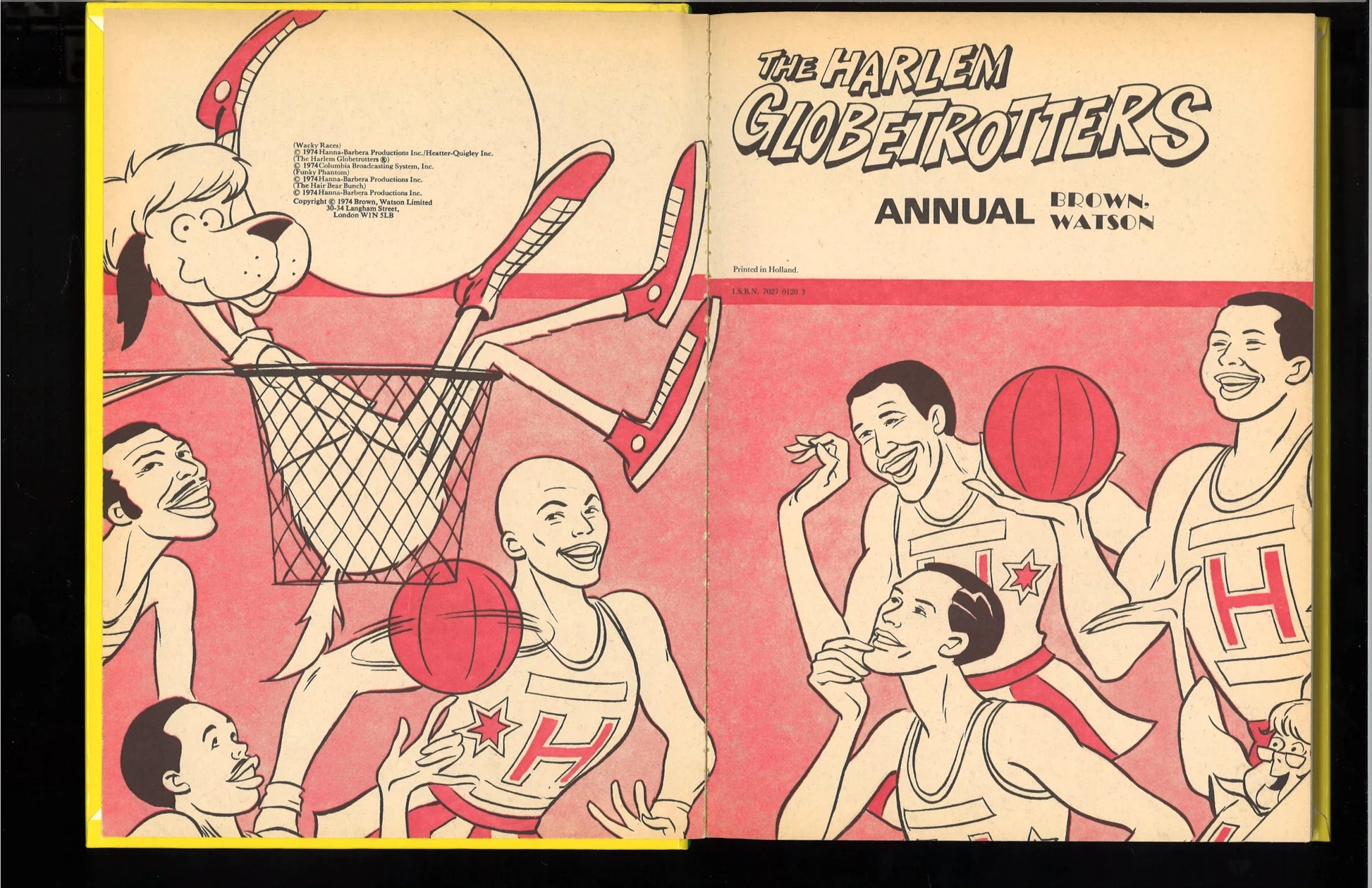 The Harlem Globetrotters Annual Featuring The Funky Phantom (1974) - The Bookstore