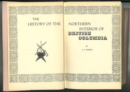 The History of The Northern Interior of British Columbia - The Bookstore