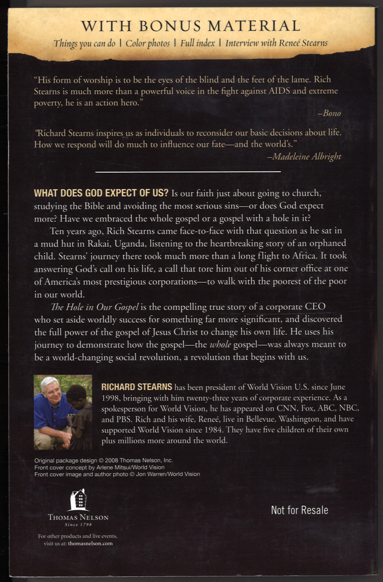The Hole in Our Gospel: What Does God Expect of Us? - The Bookstore