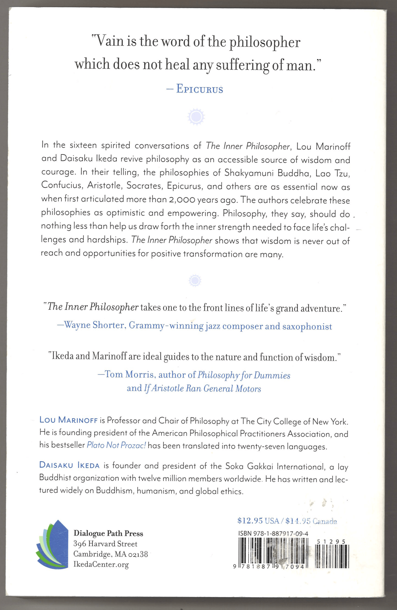 The Inner Philosopher: Conversations on Philosophy's Transformative Power - The Bookstore