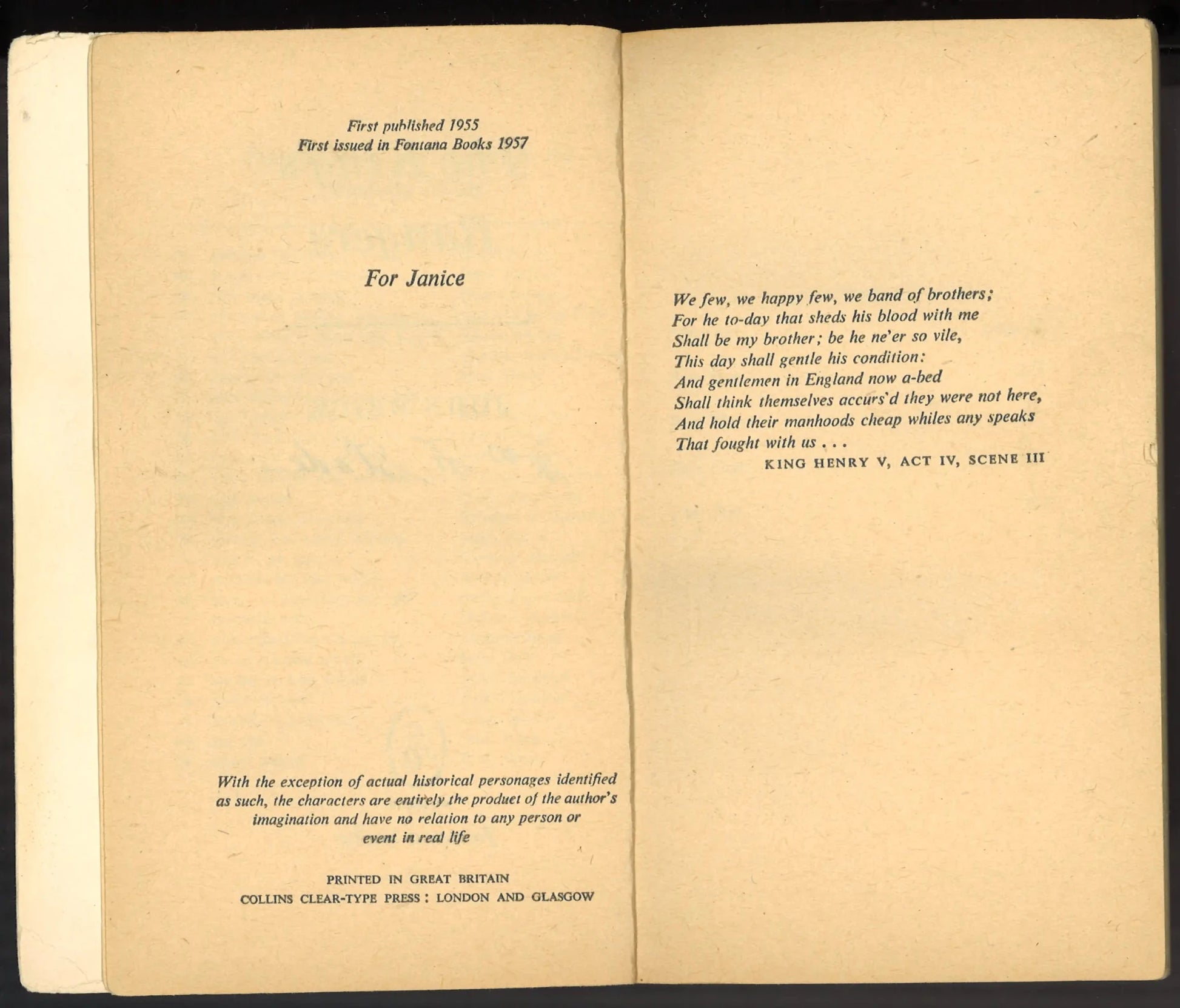 The King's Rangers First Fontana Edition No. 189 - 1957 - The Bookstore