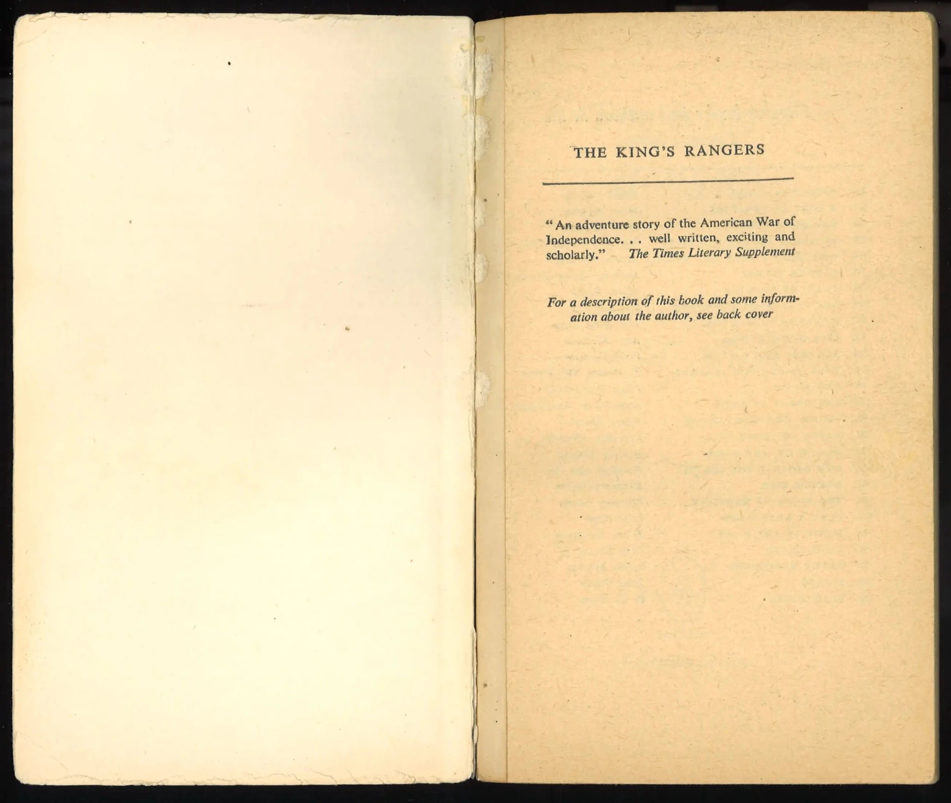 The King's Rangers First Fontana Edition No. 189 - 1957 - The Bookstore