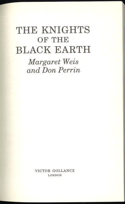 The Knights of the Black Earth - The Bookstore