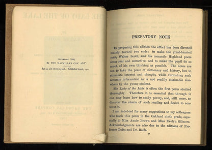 The Lady of The Lake by Walter Scott (1919) - The Bookstore