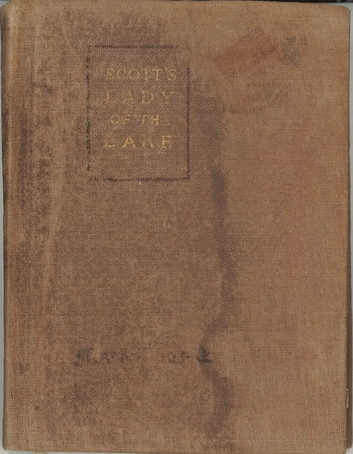 The Lady of The Lake by Walter Scott - The Bookstore