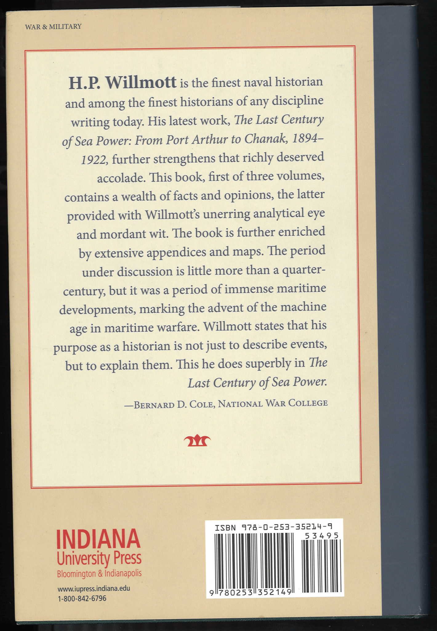 The Last Century of Sea Power, Volume 1: From Port Arthur to Chanak, 1894–1922 - The Bookstore