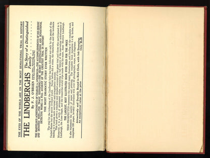 The Lindberghs: The Story of a Distinguished Family (Prospectus) - The Bookstore