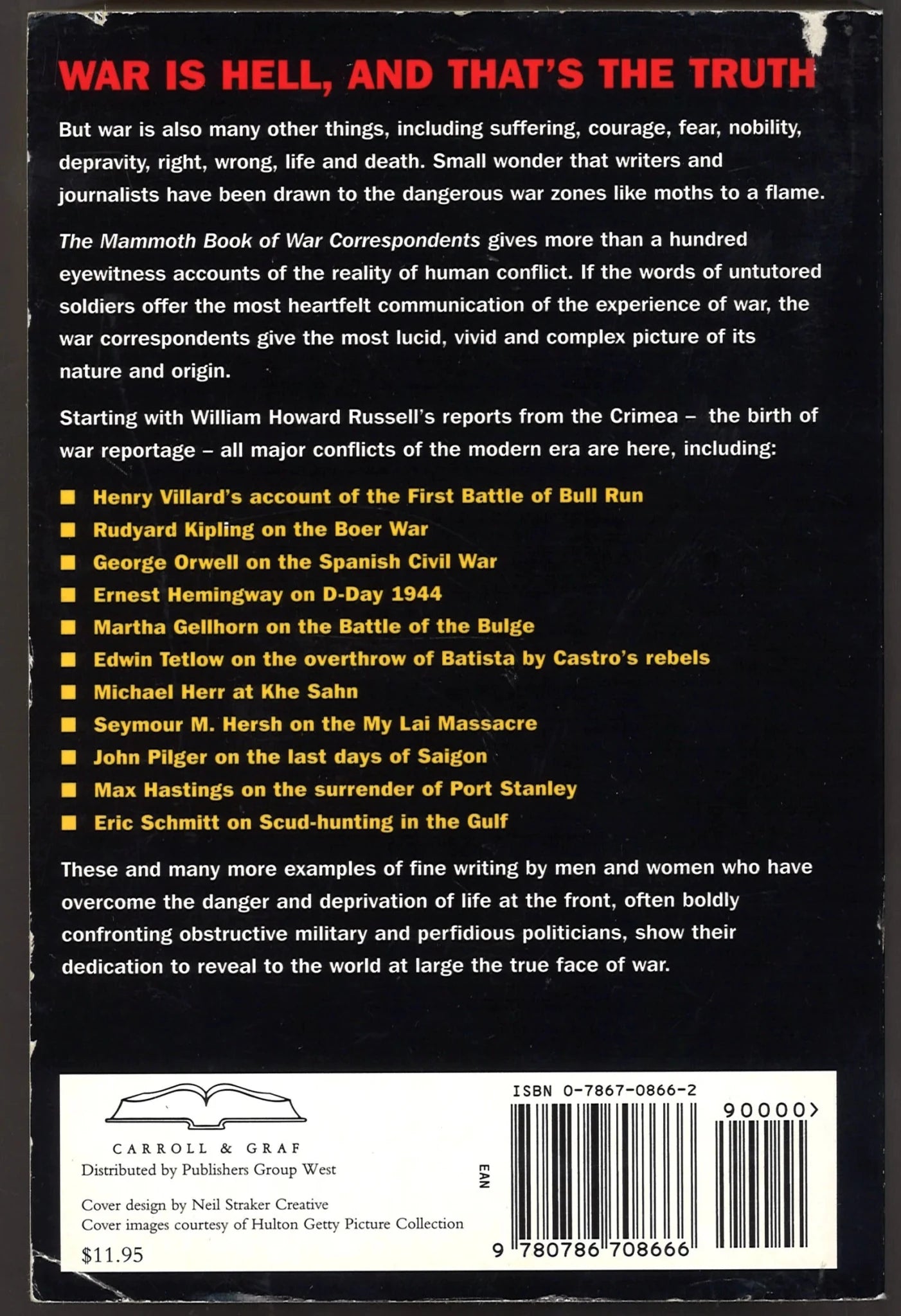 The Mammoth Book of War Correspondents - The Bookstore