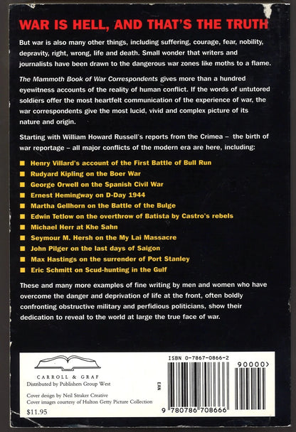 The Mammoth Book of War Correspondents - The Bookstore