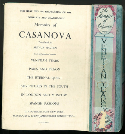 The Memoirs of Jacques Casanova de Seingalt - Venetian Years - The Bookstore