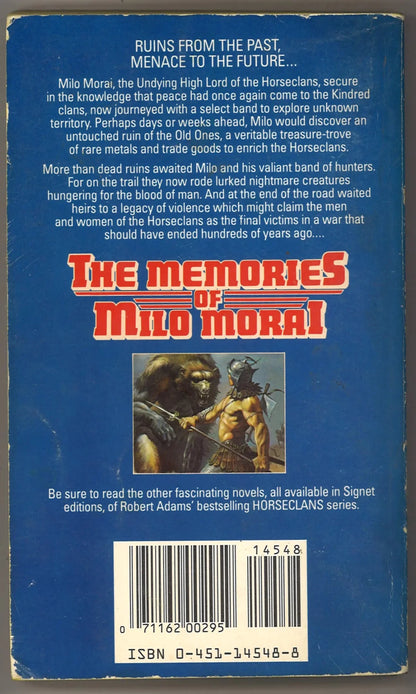 The Memories of Milo Morai (Horseclans 15) - The Bookstore