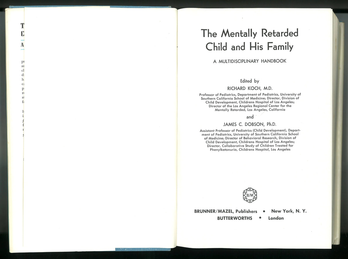Retarf The Mentally Retarded Child and His Family: A Multidisciplinary ...
