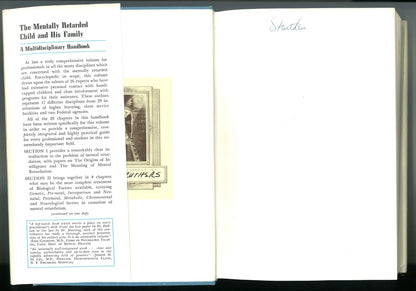 The Mentally Retarded Child and His Family: A Multidisciplinary Handbook - The Bookstore