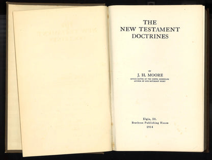 The New Testament Doctrines - The Bookstore