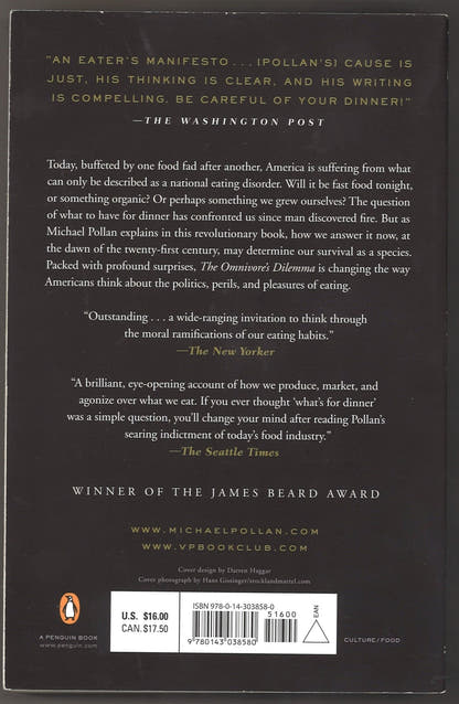 The Omnivore's Dilemma: A Natural History of Four Meals - The Bookstore