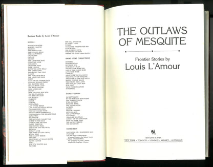 The Outlaws of Mesquite: A New Collection of Frontier Stories - The Bookstore