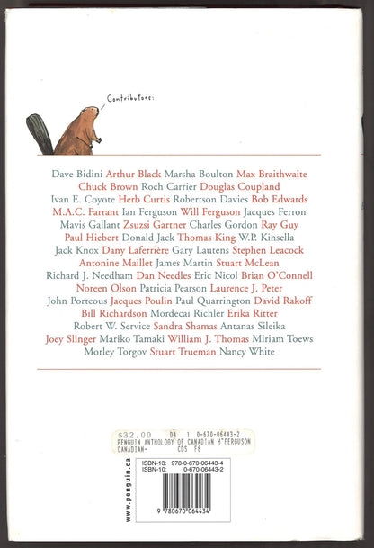 The Penguin Anthology of Canadian Humour - The Bookstore
