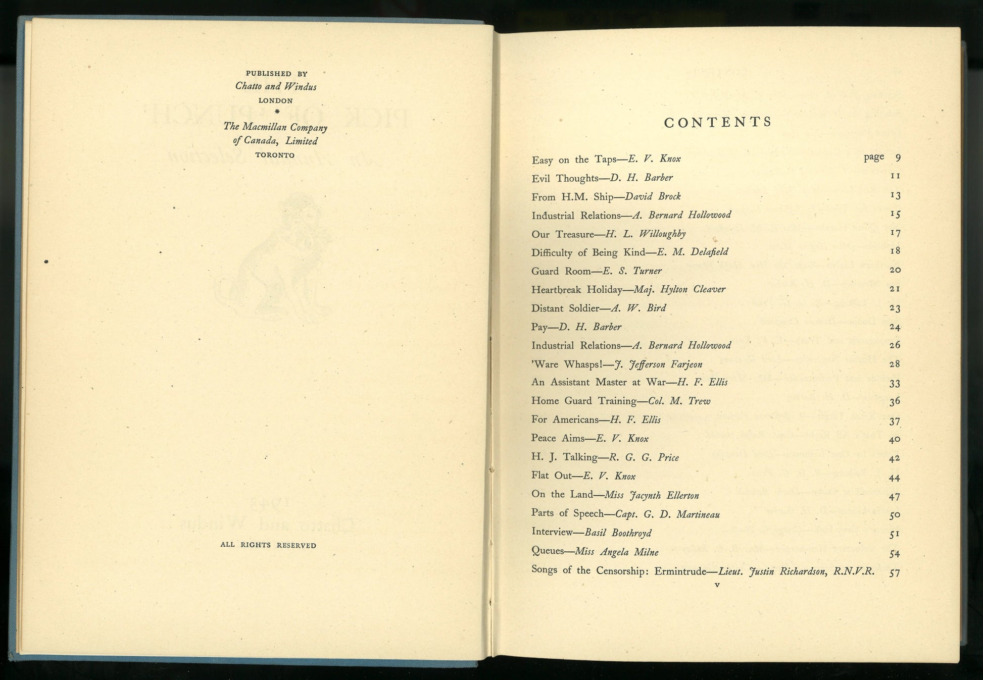 The Pick of Punch: An Annual Selection (1943) - The Bookstore