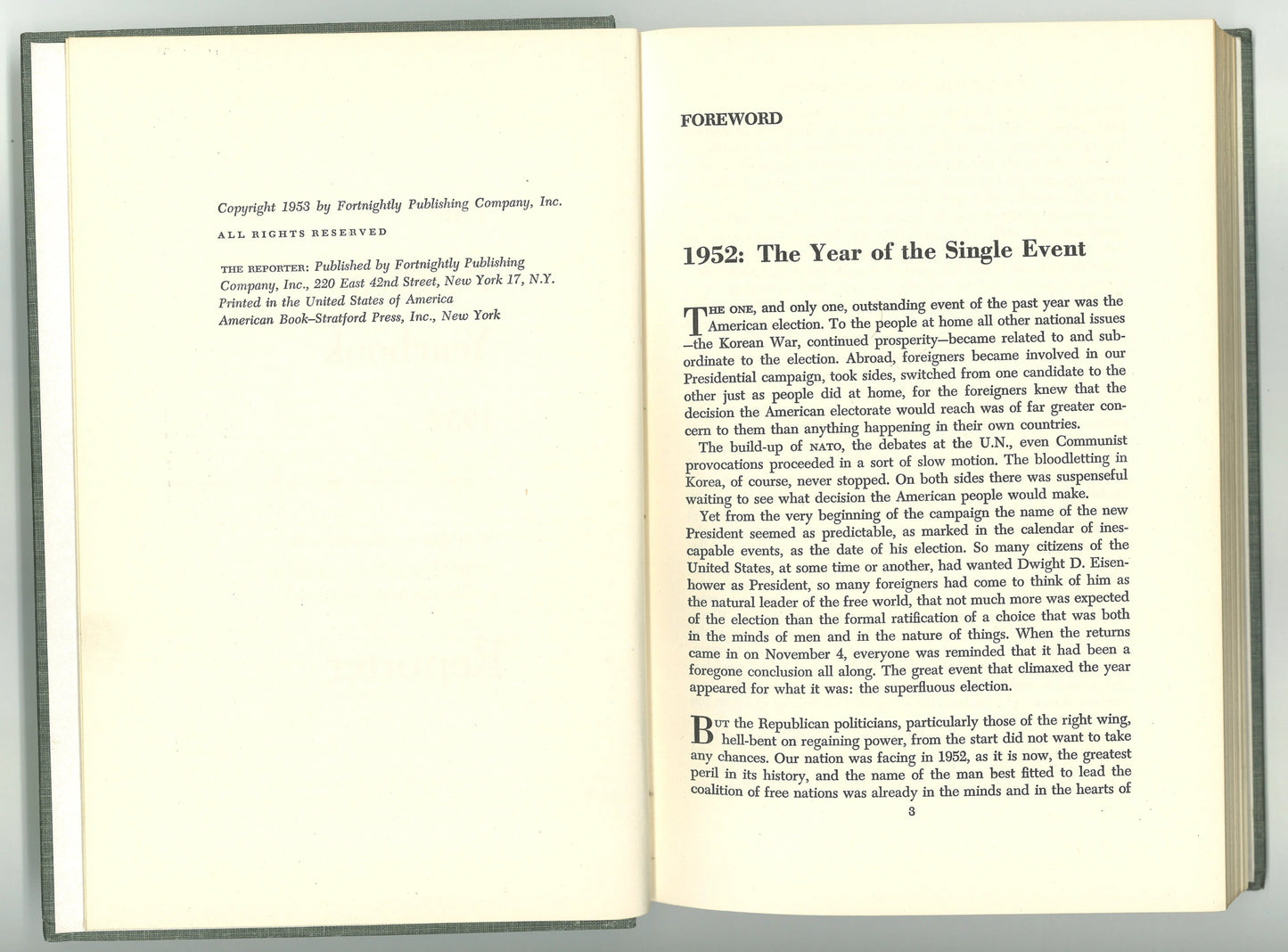 The Political Yearbook 1952 - The Bookstore