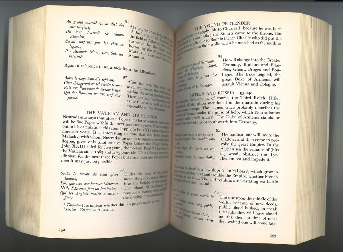 The Prophecies of Nostradamus - The Bookstore