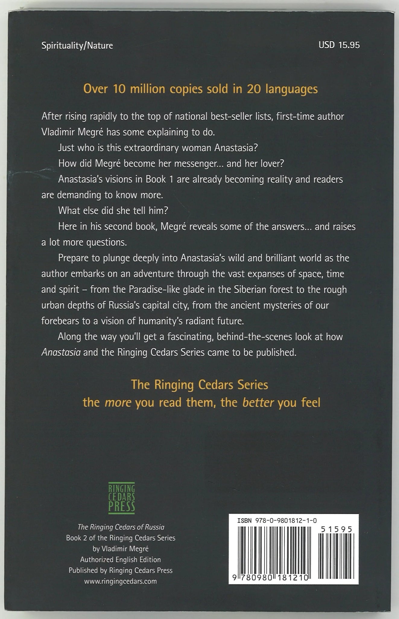 The Ringing Cedars of Russia (The Ringing Cedars, Book 2) - The Bookstore