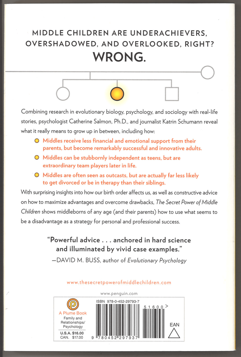 The Secret Power of Middle Children: How Middleborns Can Harness Their Unexpected and Remarkable Abilities - The Bookstore