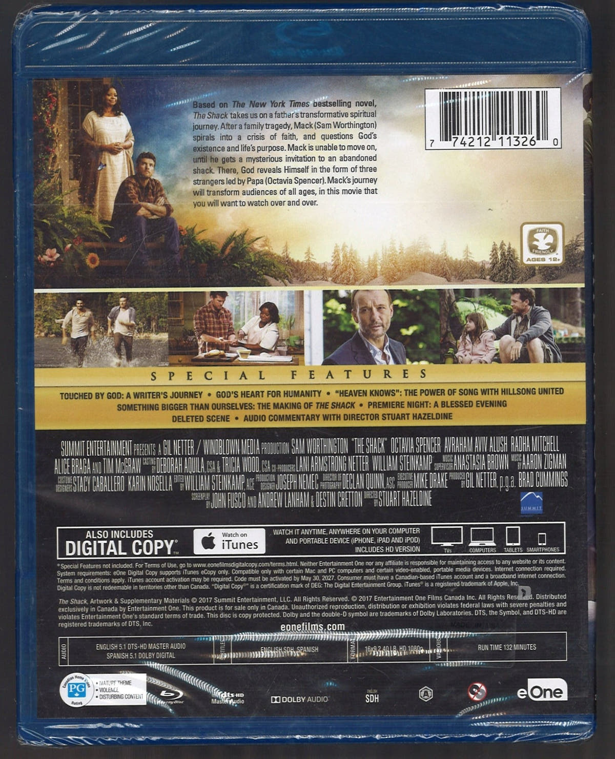 The Shack (Blu - Ray + Digital Copy) - The Bookstore