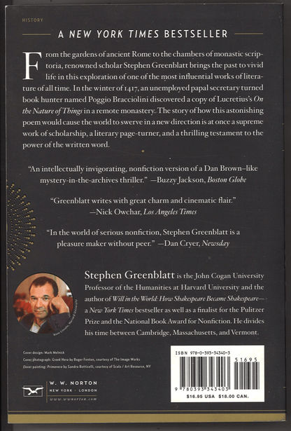 The Swerve: How the World Became Modern - The Bookstore