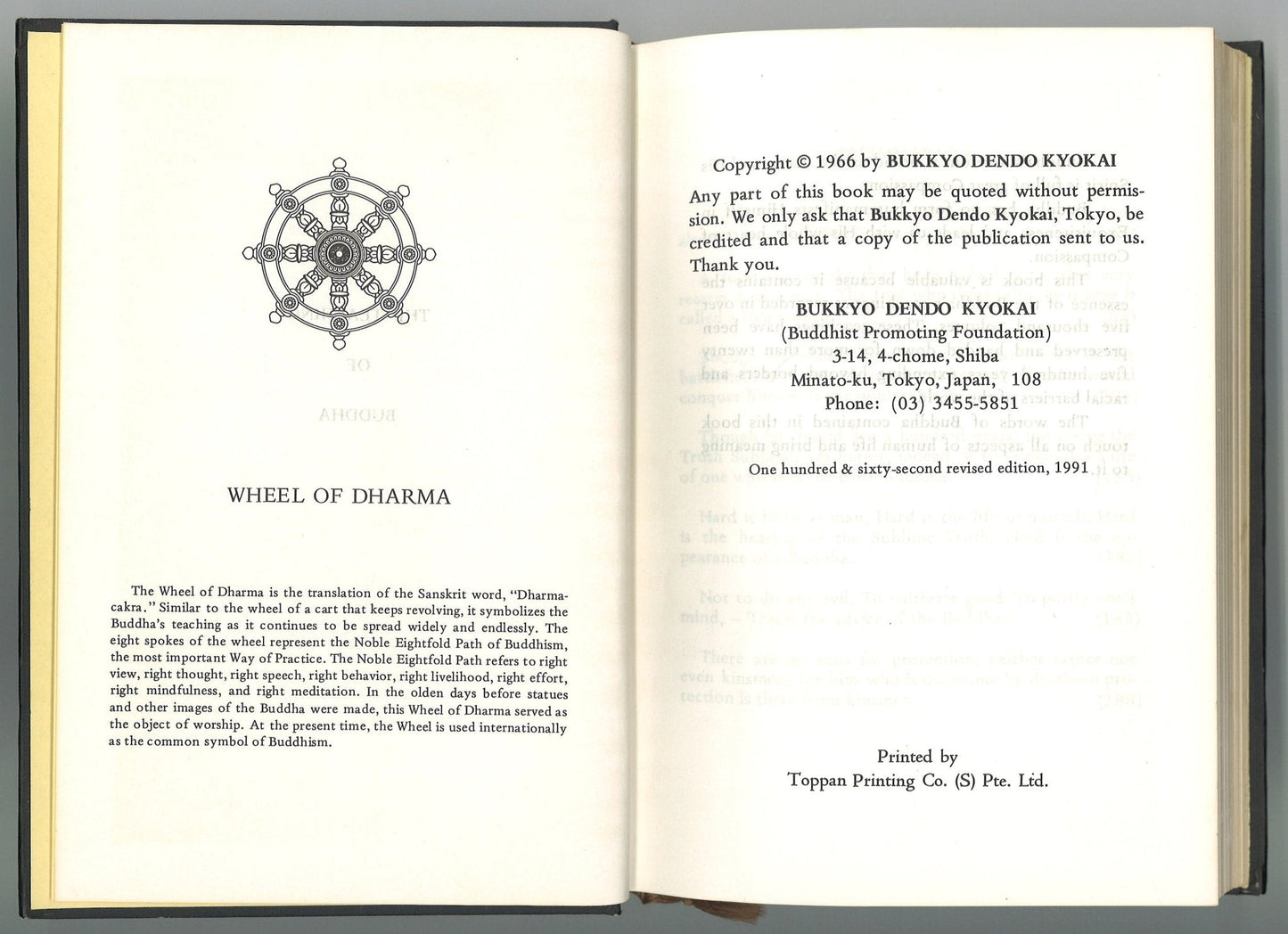 The Teaching of Buddha Bukkyo Dendo Kyokai (Buddhist Promoting Foundation)