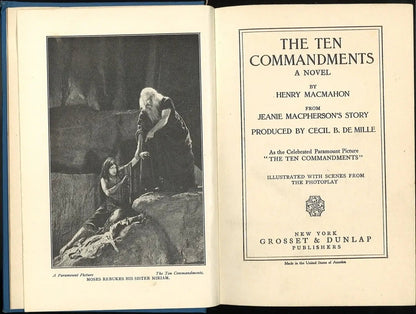 The Ten Commandments by Henry MacMahon, Jeanie MacPherson - The Bookstore