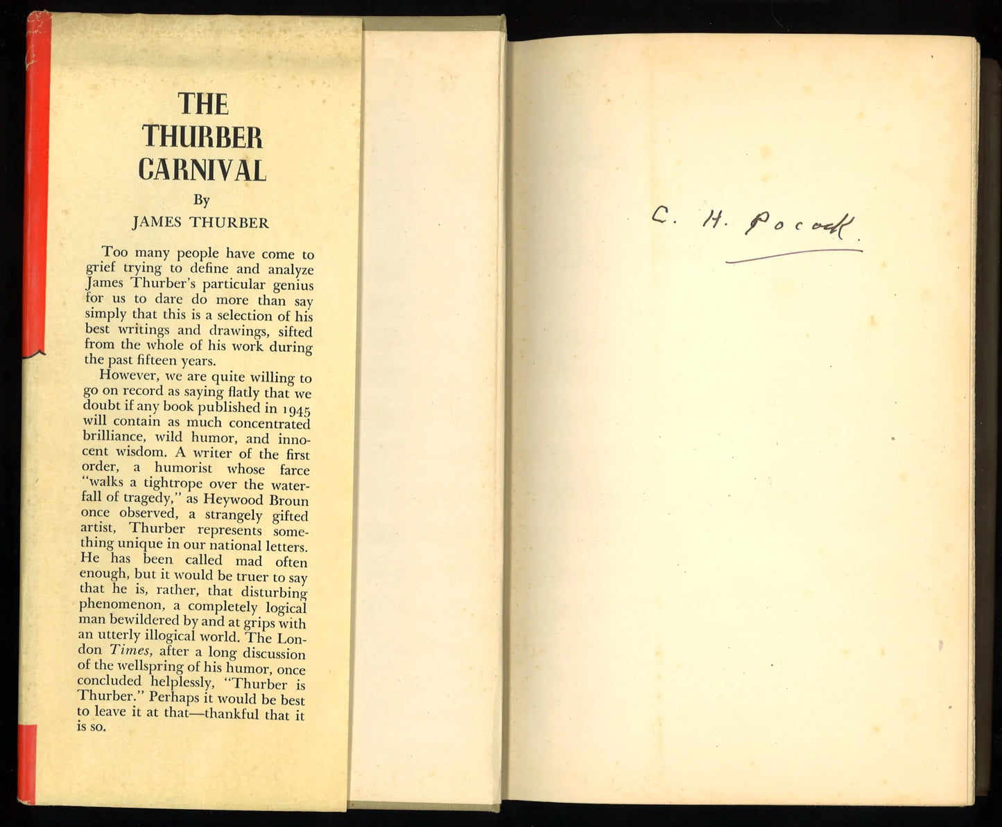 The Thurber Carnival (1945) - The Bookstore