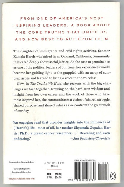 The Truths We Hold: An American Journey - The Bookstore