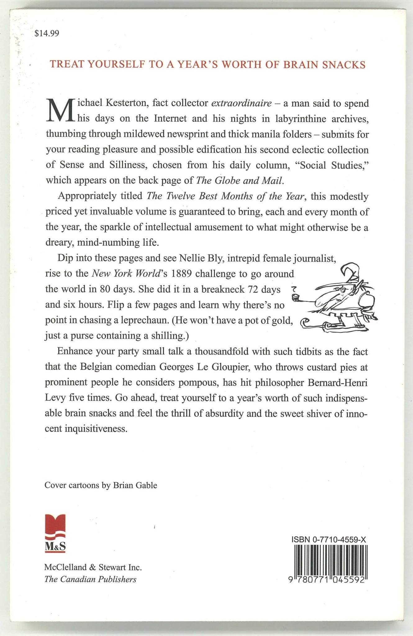 The Twelve Best Months of the Year: More Light - Hearted Lunacy from the Globe and Mail's 'Social Studies' Column - The Bookstore