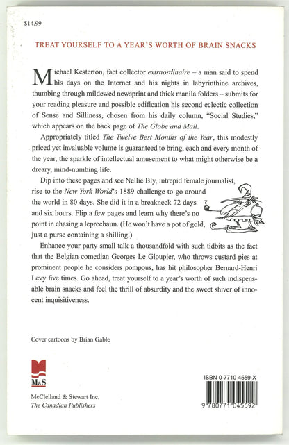 The Twelve Best Months of the Year: More Light - Hearted Lunacy from the Globe and Mail's 'Social Studies' Column - The Bookstore