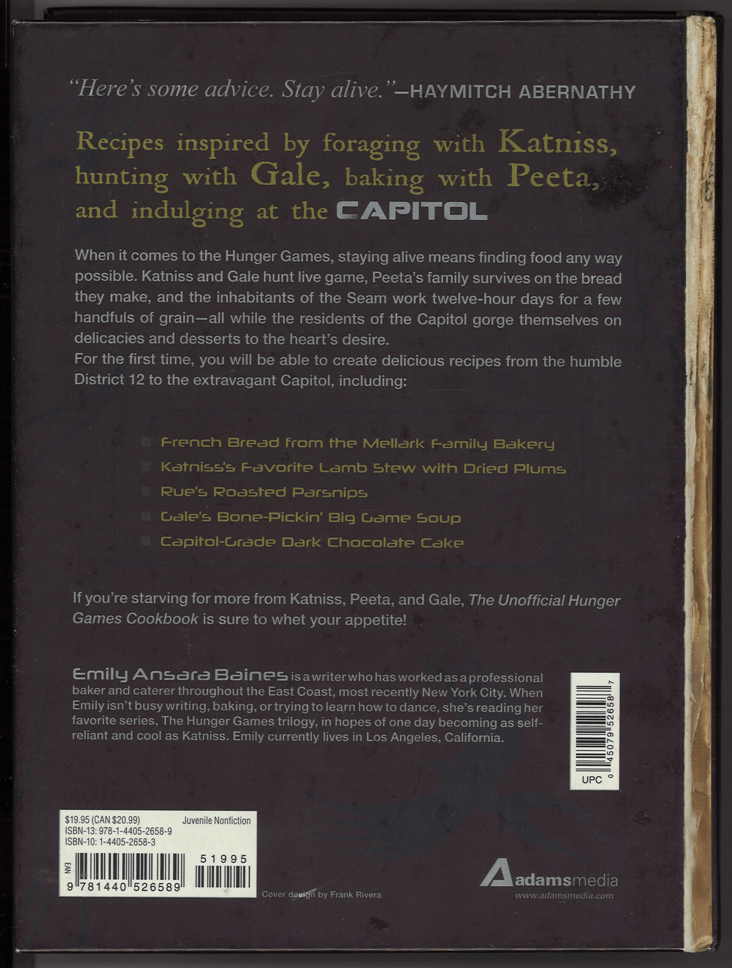 The Unofficial Hunger Games Cookbook: From Lamb Stew to "Groosling" - The Bookstore