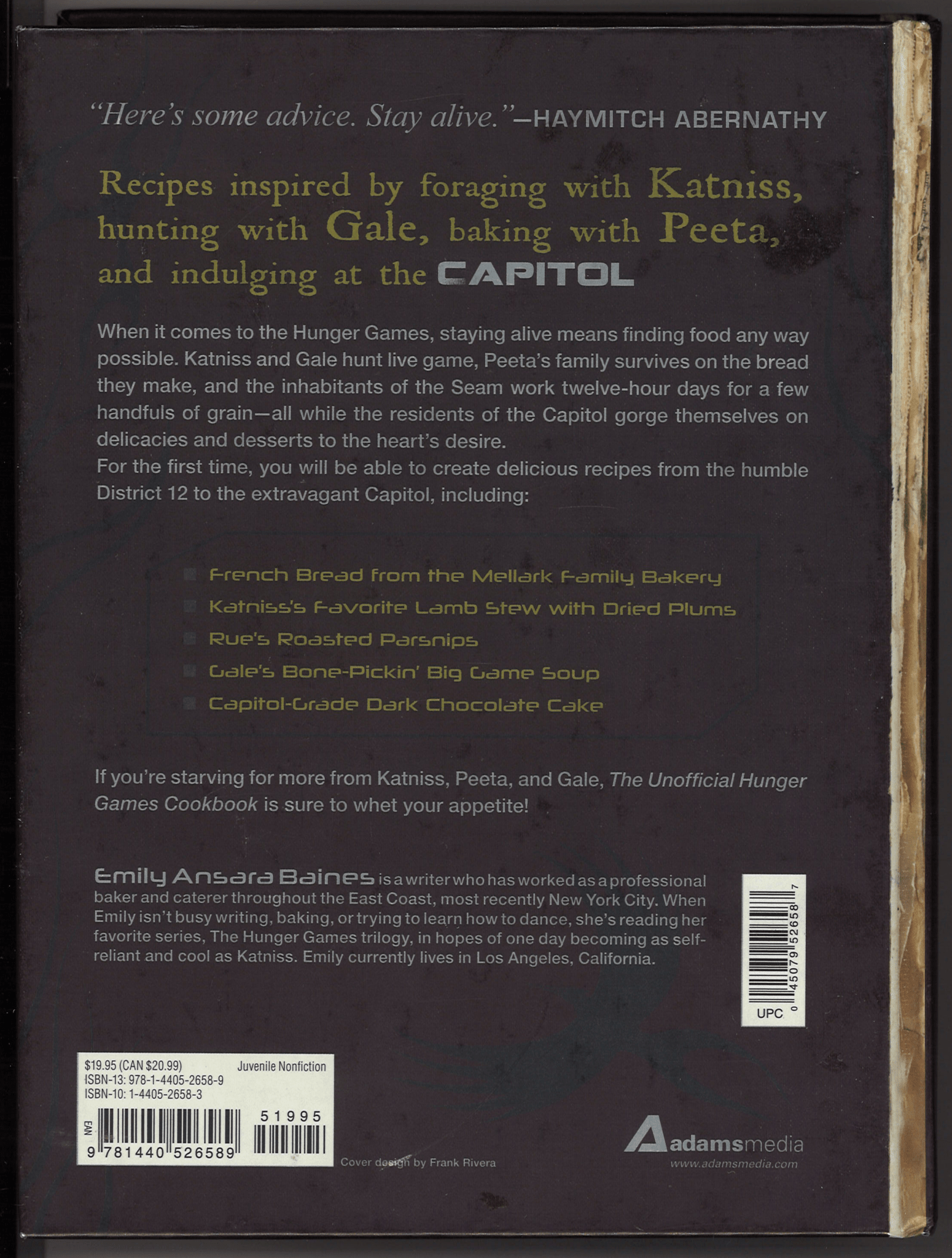 The Unofficial Hunger Games Cookbook: From Lamb Stew to "Groosling" - The Bookstore