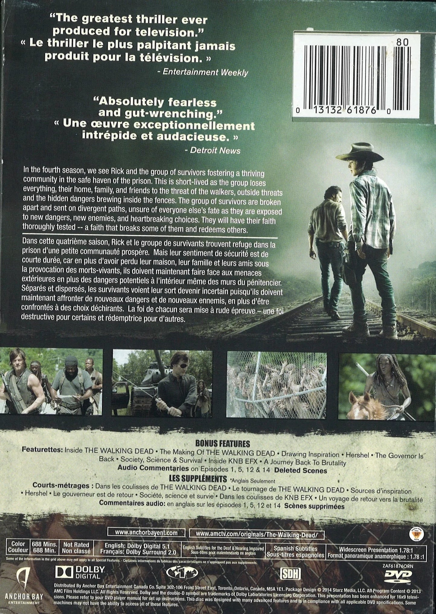 The Walking Dead: Complete 4th Season DVD - The Bookstore