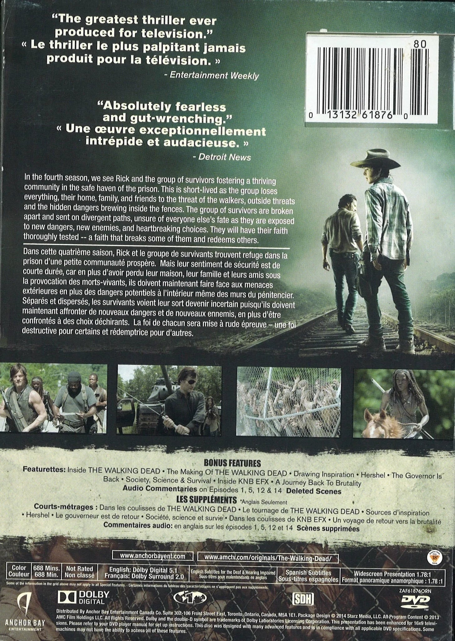 The Walking Dead: Complete 4th Season DVD - The Bookstore