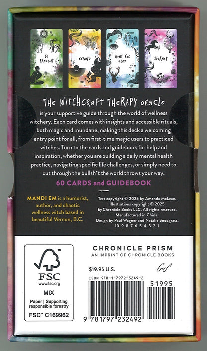The Witchcraft Therapy Oracle Deck: Intuitive Messages for Mental Health Magic - The Bookstore