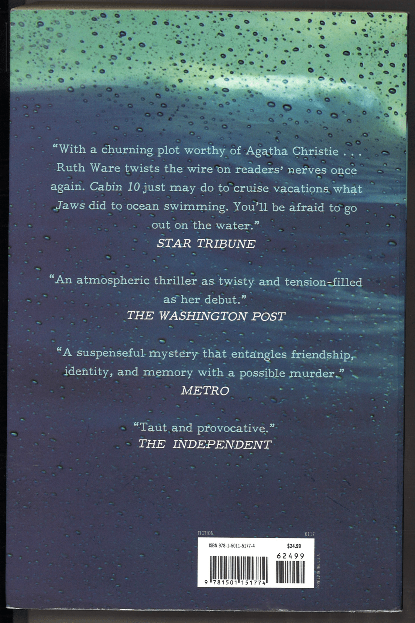 The Woman in Cabin 10 - The Bookstore