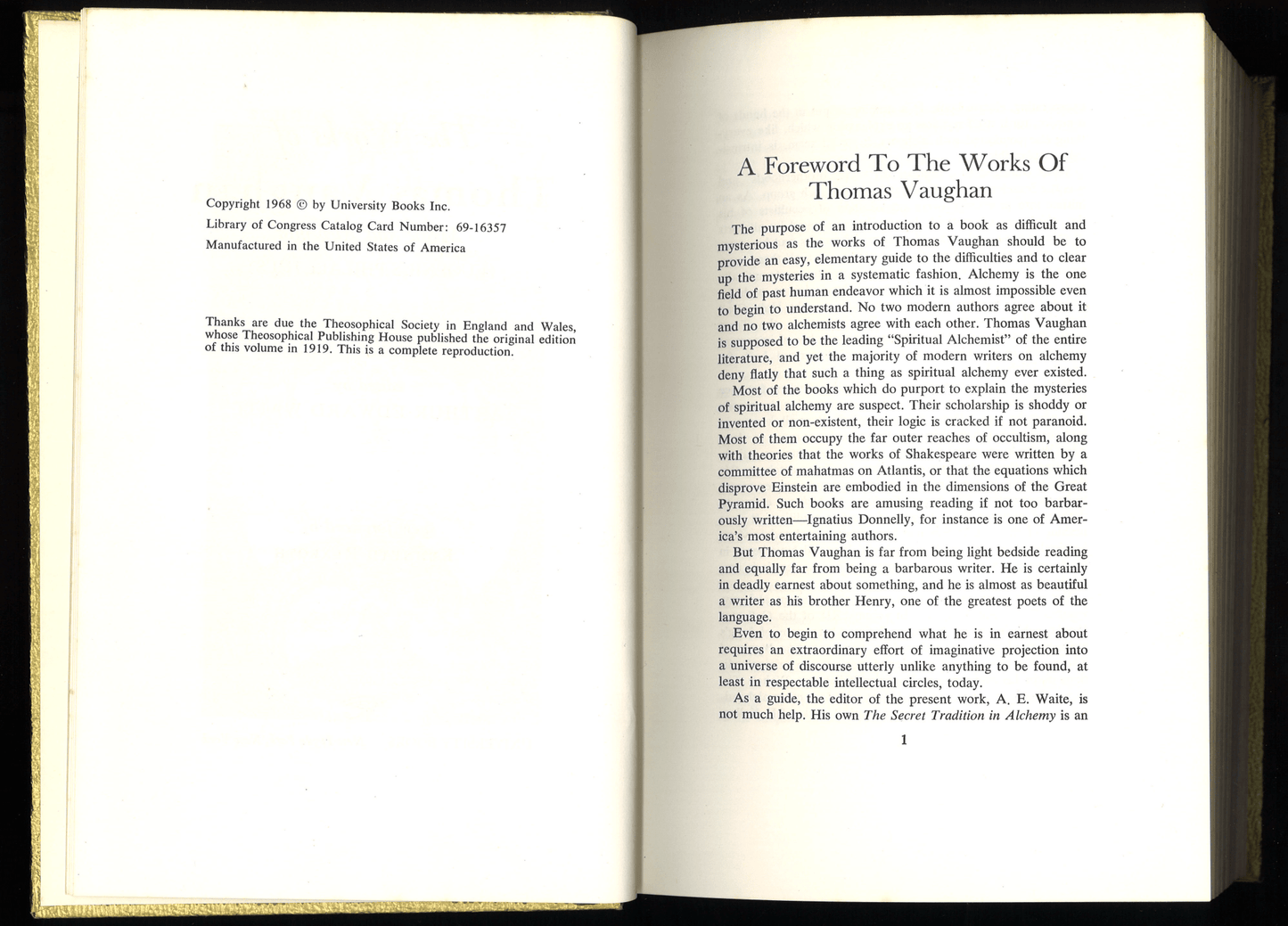 The Works of Thomas Vaughan: Mystic and Alchemist - The Bookstore