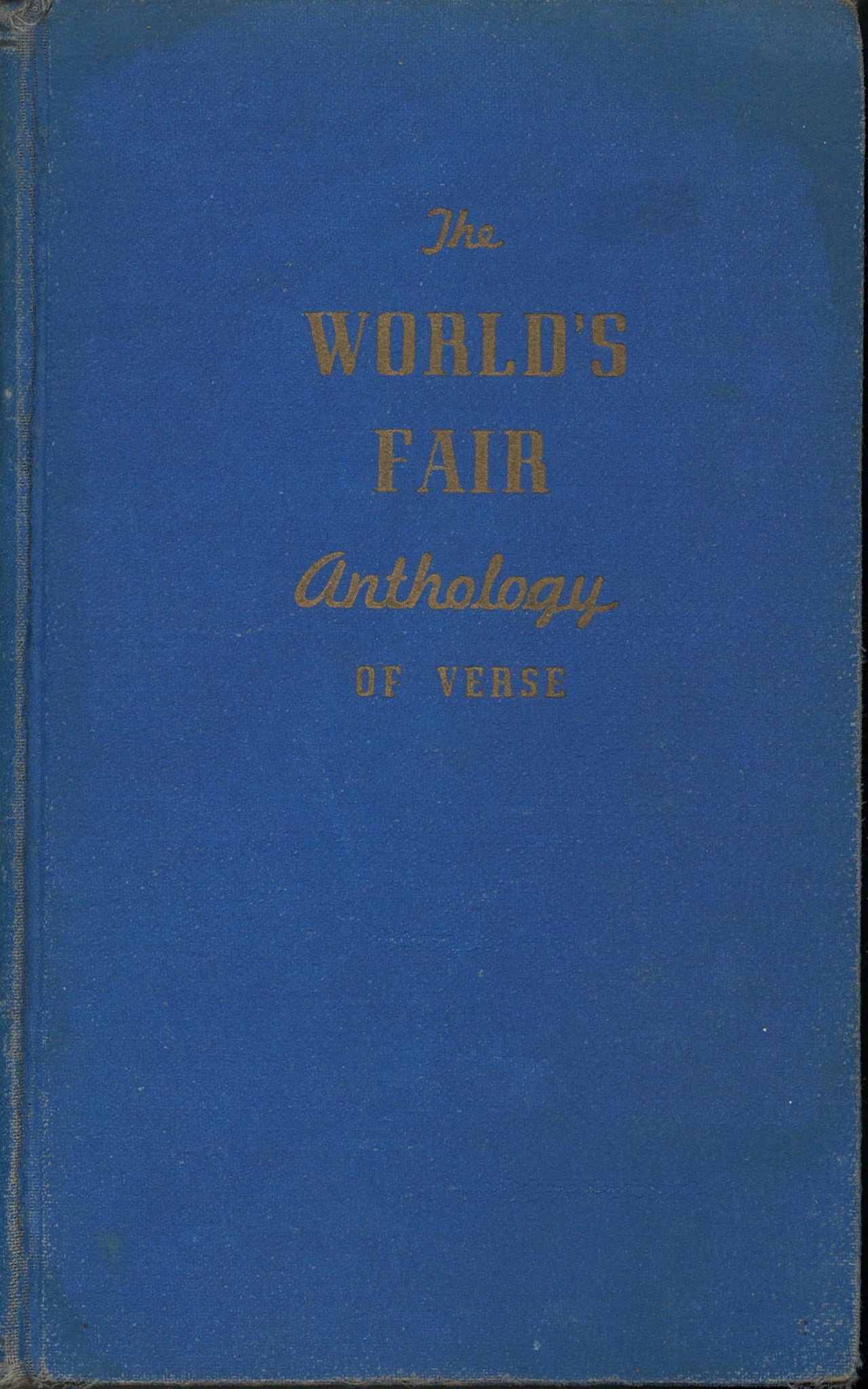 The World's Fair Anthology of Verse Volume Two - The Bookstore