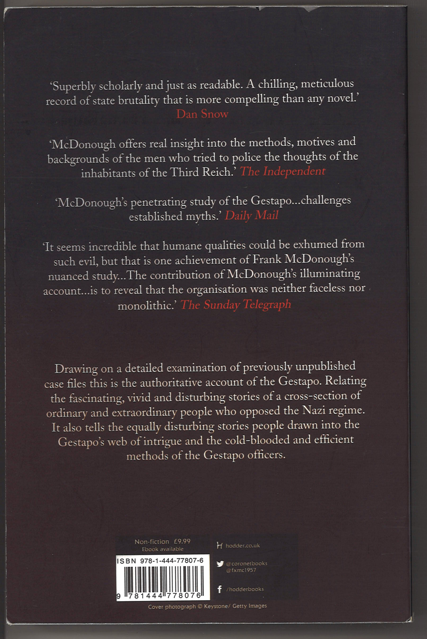 The Gestapo: The Myth and Reality of Hitler's Secret Police